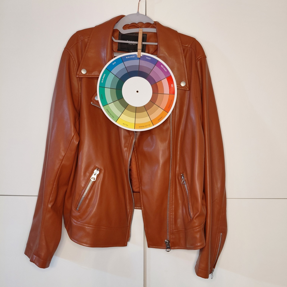torrid Rust Faux Leather Moto Jacket - Picture 2 of 16